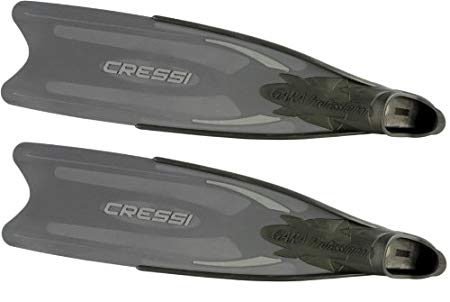 Soft Full Pocket Long Blade Fins for Freediving Speafishing | Gara Professional LD made in Italy by Cressi: quality since 1946