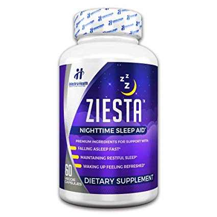 Ziesta™ Sleep Aid - Fall Asleep Fast with Ziesta Premium Natural Sleep Supplement - 60 Sleeping Pill Capsules