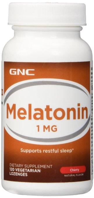 GNC Melatonin 1, Tablets, Cherry, 120 ea