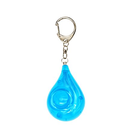 Siren Song Alarm Keychain, XORXL 125db Safe Sound Personal Alarm for Women, Student, Emergency Personal Alarm for Women, Elderly, Children With Police Light at Night (Blue)