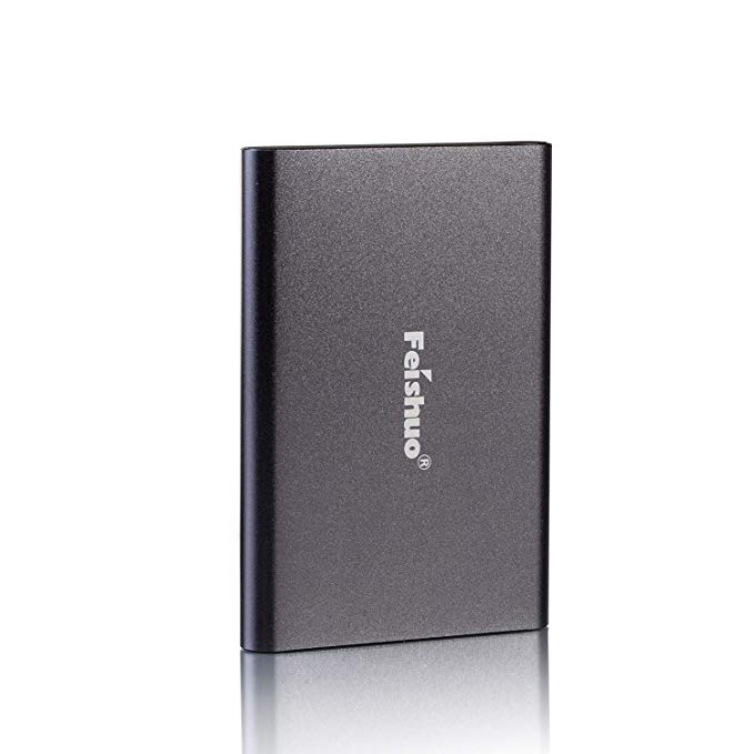Portable External Hard Drive USB3.0 SATA HDD Storage (120G, Gray)