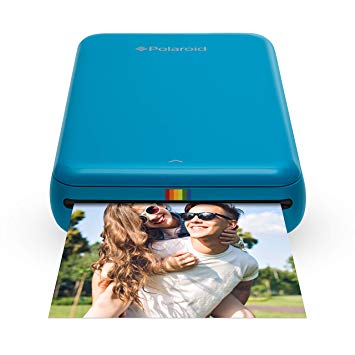 Polaroid Zip 2 x 3 Inch Wireless Mobile Photo Mini Printer, Compatible with iOS and Android, NFC and Bluetooth Devices, Zink Zero Ink Printing Technology - Blue