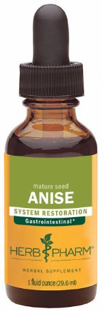 Herb Pharm Certified Organic Anise Extract for Digestive Support - 1 Ounce