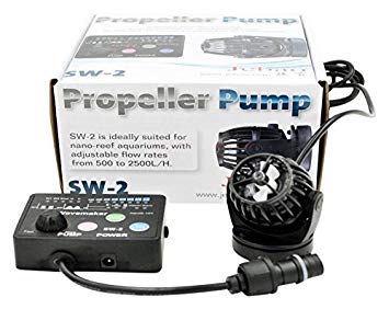 Jebao SW2 Propeller Water Pump Wave Maker with Controller and Magnet Mount