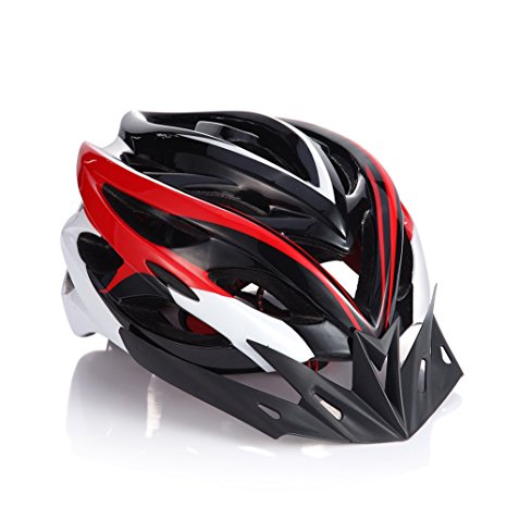 Gobike Outdoor Adult Safety Road/Mountain Bike Helmet Ultralight Ventilation 24-Hole Design With Cap Peak