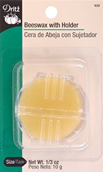 Dritz Beeswax with Holder for Quilt Fabric Products