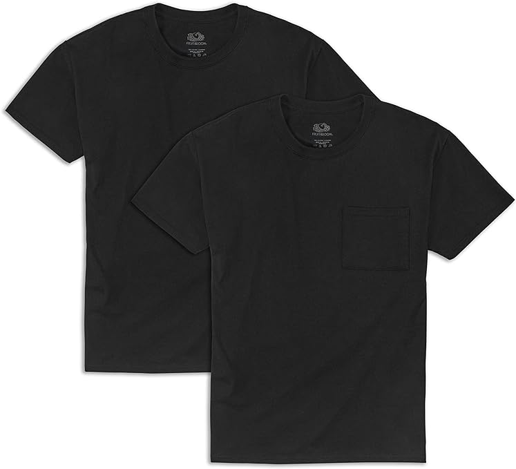 Fruit of the Loom Men's Eversoft Cotton T Shirts, Breathable & Moisture Wicking with Odor Control, Sizes S-4x