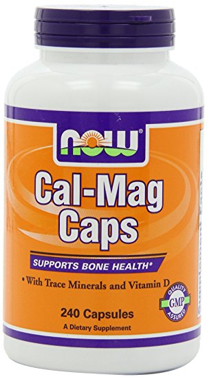 NOW Foods Cal-mag Capsules, 240 Capsules