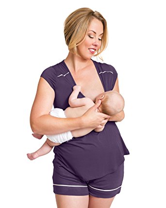 Kindred Bravely The Amelia Ultra Soft Maternity & Nursing Pajamas - Shorts Set