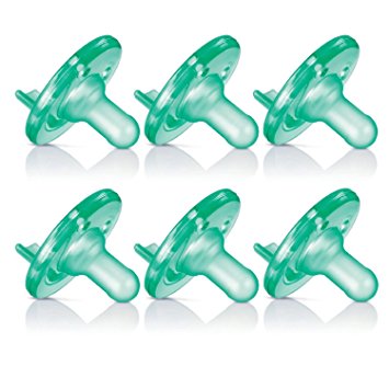 Philips Avent Soothie Pacifier, 0-3 Months, Green - 6 Pack