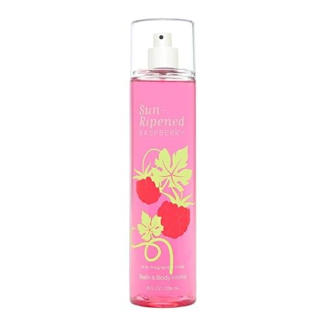 Bath & Body Works Pleasures Sun Ripened Raspberry Body Splash 8 oz