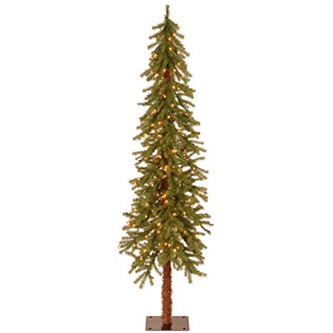 National Tree 6-Foot Hickory Cedar Tree with Clear Lights (CED7-60LO-S)