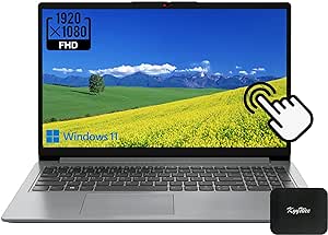 Lenovo Ideapad Laptop 2024, 15.6" FHD Touch Screen, Intel 6-Core i3-1215U up to 4.4GHz, 24GB RAM, 1TB SSD, Webcam, Bluetooth, Wi-Fi 6, Long Battery Life, Windows 11, KyyWee Accessories