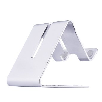 Fetta Universal Protable Aluminum Tablet Smartphone Stand Cell Phone Holder for iPhone Samsung Galaxy iPad LG Most Tablet and Other Smartphone