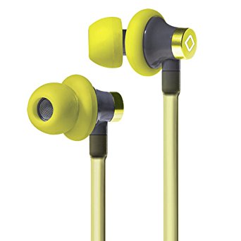 Earphones Earbuds Wired Headset for Apple iPhone 6/6s/6 Plus/6s Plus/ 5/5c/5s, iPad/iPod, Aircom A3 Airtube Stereo Headphones with Mic, Noise Isolating, True Live Sound (Yellow) - US Patent # 6453044