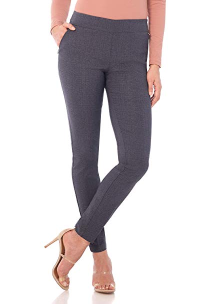 Rekucci Women's Ease in to Comfort Modern Stretch Skinny Pant w/Tummy Control