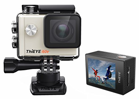 4K Sports Action Camera, ThiEYE i60e 2.0 Inch Screen WIFI 12MP FHD 170° Wide Angle Lens 60M Waterproof With 360°Rotating Buckle, Outdoor Helmet Cams Car Video Camcorder