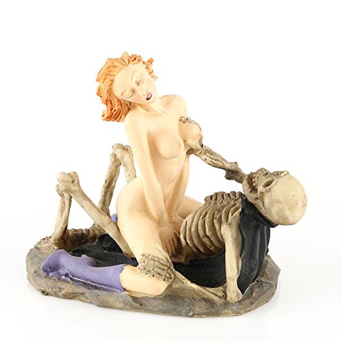 Dracula Lover Skulls Sexy Statues Adult Ceremony /Halloween Gifts/Outdoor Statues, Polyresin (Sexy1)