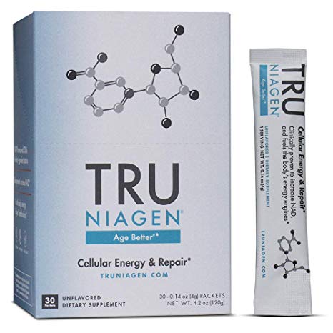 Nicotinamide Riboside NR | Stick Packs 300mg | Advanced NAD  Booster | Increases Energy & Promotes Anti Aging | 30 Packets | TRU NIAGEN