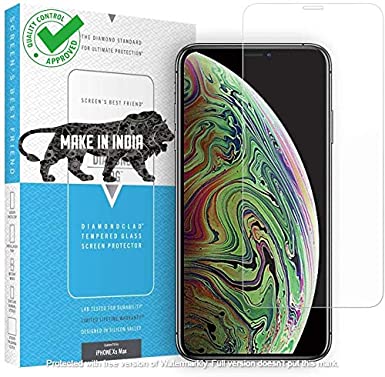 Divine 11 iPhone 11 XR tempered glass screen protector/iPhone XR tempered glass, align master, auto-align technology, case-friendly, face ID compatible, 6.1 iPhone 11 / XR screen guard (transparent)