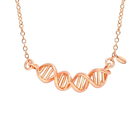 SENFAI DNA Chemical Formulas Symbol Charm Pendant Necklace 18"