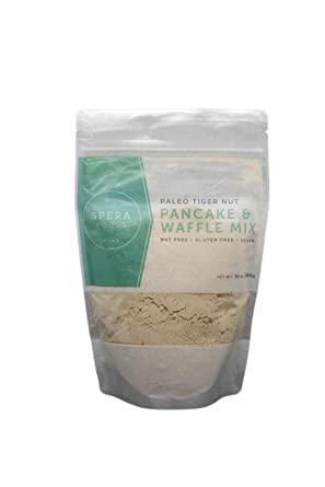 Tigernut flour Waffle and Pancake Mix | 10 oz | Organic | Vegan | Gluten, Soy, and Sugar Free