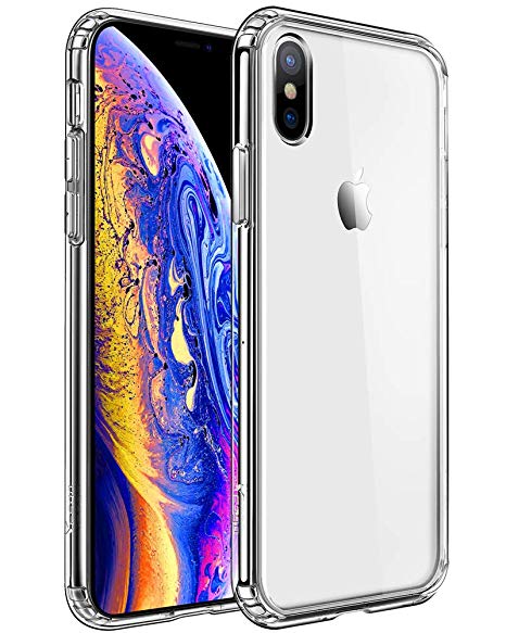 MKEKE Compatible with iPhone Xs Case,iPhone X Case,Clear Anti-Scratch Shock Absorption Cover Case iPhone Xs/X