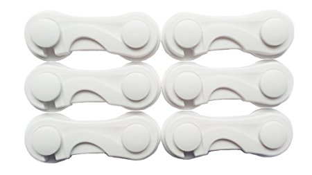 Safety Pwease Strong Adhesive Baby Safety Locks - 6 Pack