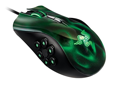 Razer Naga Hex MOBA PC Gaming Mouse - Green