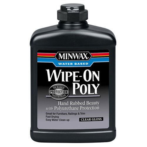 Minwax 409160000 Water Based Wipe-On Poly, pint, Gloss