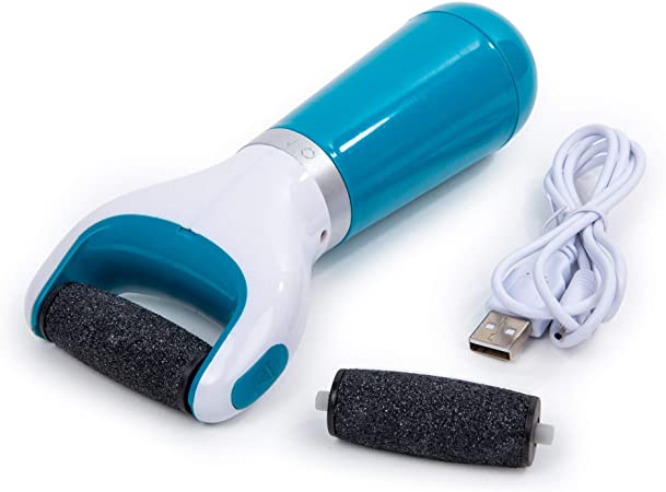 Bodico, USB Rechargeable Fast and Easy Personal Pedicure Set, 6.7 x 10.5 inches, Turquoise