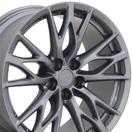 19-inch Fits Lexus - ISF Aftermarket Wheels - Gunmetal 19x9 / 19x8 - Staggered Set of 4