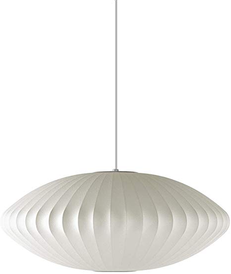 Herman Miller H763 Nelson Saucer Pendant Bubble Lamp, Large, White