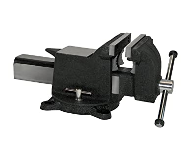 Yost Vises 906-AS 6-Inch All Steel Utility Combination Pipe and Bench Vise with 360-Degree Swivel Base