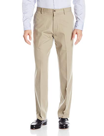 Dockers Men's Big and Tall Signature Khaki Flat-Front Pant