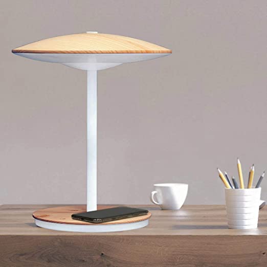 Ultrabrite Led Desk Lamp with Mood and Night Light Qi Wireless Charging