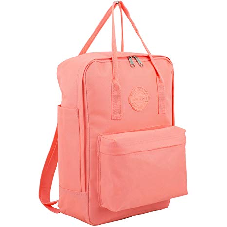 Eastsport Double Handle Convertible Mid Size Backpack/Tote - Peach Luster