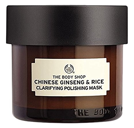 The Body Shop Chinese Ginseng & Rice Clarifying Polishing Mask, Expert Facial Mask, Paraben Free, 3.0 Oz.