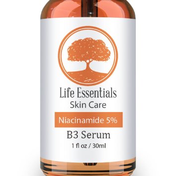 Niacinamide 5% Vitamin B3 Serum - Best Anti Aging Face Cream - Tightens Pores, Reduces Wrinkles, Boosts Collagen & Repairs Skin - 1 Oz