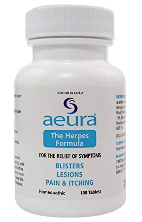 AEURA – The Herpes Formula | Relief for Herpes Symptoms | 100% Guaranteed Safe & Effective, All-Natural Tablets