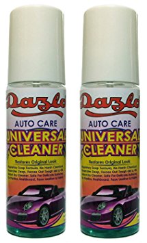 Dazlo® Universal Cleaner - 400mL (2x200mL) - Vinyl & Leather Cleaner - Dashboard, Leatherette, Vinyl, Plastic Cleaner