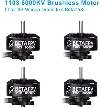 BETAFPV 4pcs 1103 Motor 8000KV Brushless Motors for Beta75X 3S Brushess Micro Quadcopter Brushless Whoop Drone