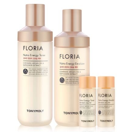 KOREAN COSMETICS, TONYMOLY_ Floria Nutra Energy 2piece set (Energy Emulsion 145ml Energy Toner 145ml) (high moisture, high nutrition)[001KR]