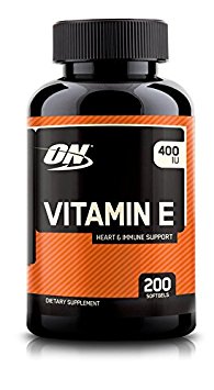 Optimum Nutrition Vitamin E Soft Gels, 400 Iu, 200 Count