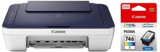 Canon PIXMA MG2577s All-in-One Inkjet Colour Printer (Blue/White) with CL-746s (Small) Ink Cartridge (Color)