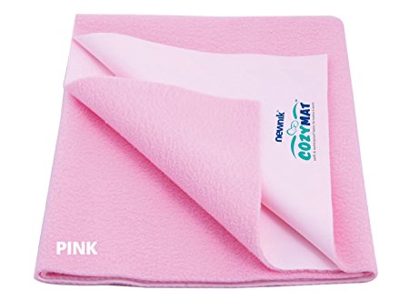 Cozymat Soft, Water-Proof & Reusable Mat (Size: 70cm X 50cm) Pink, S