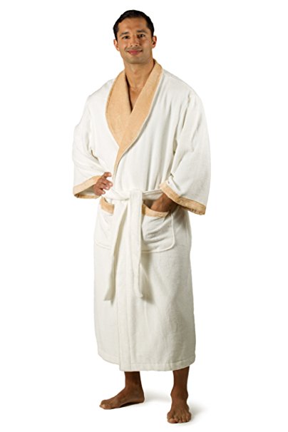 Texere Men's Terry Cloth Bath Robe - Luxury Comfortable Gifts for Him MB0102