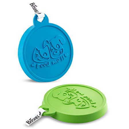BOSHEL Cat Food Lid – 2 Pack - Silicone Dog Food Can Lids - Dog Food Cover And Cat Food Cover - Dog Food Lid Fits 3 Pet Food Can Sizes – Pet Food Can Covers, Used For Dog Food Top And Cat Food Lids