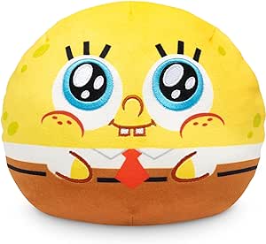 TeeTurtle Spongebob Squarepants 6" Reversible Plushie - Spongebob Squarepants and Gary The Snail - Bikini Bottom Buddies Amazon Exclusive - Cute Kawaii Soft Stuffed Animal