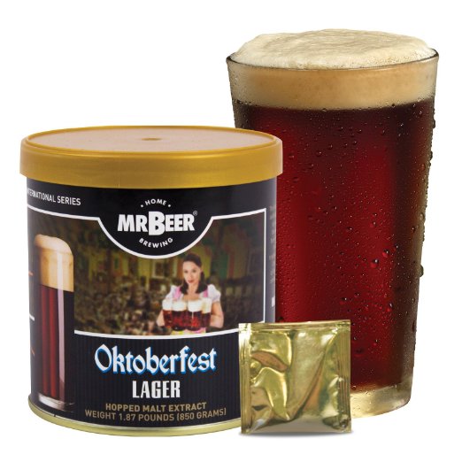 Mr. Beer Oktoberfest Lager Homebrewing Craft Beer Refill Kit